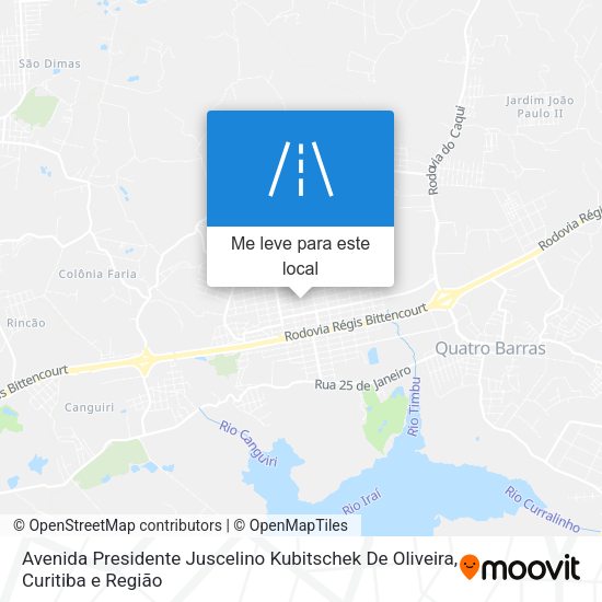Avenida Presidente Juscelino Kubitschek De Oliveira mapa