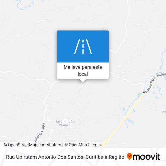 Rua Ubiratam Antônio Dos Santos mapa
