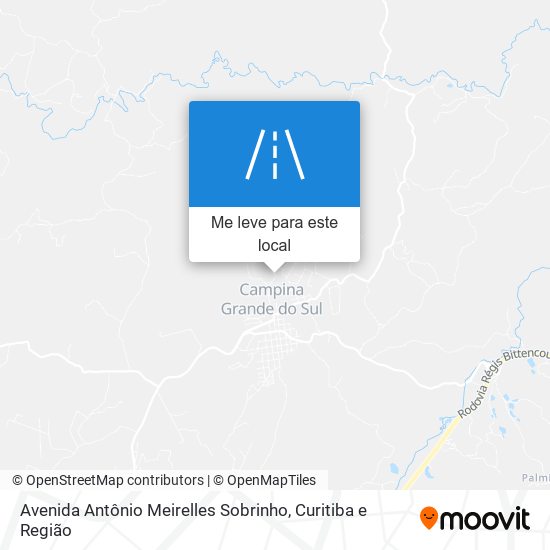 Avenida Antônio Meirelles Sobrinho mapa