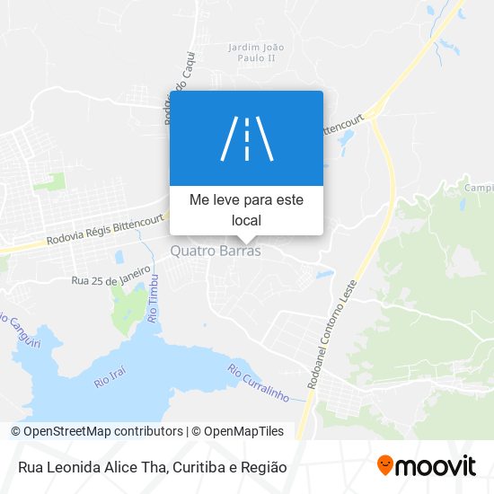 Rua Leonida Alice Tha mapa