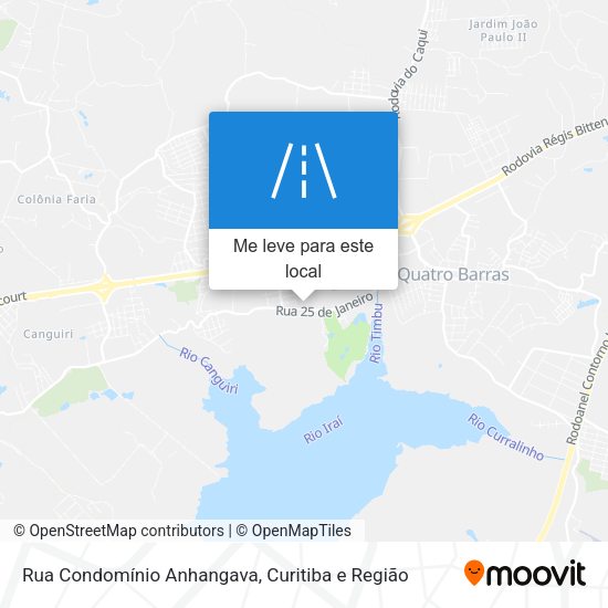 Rua Condomínio Anhangava mapa