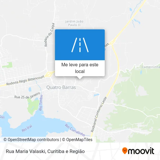 Rua Maria Valaski mapa