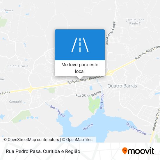 Rua Pedro Pasa mapa