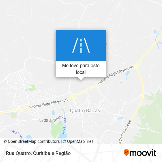 Rua Quatro mapa