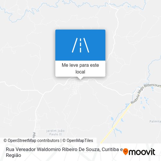 Rua Vereador Waldomiro Ribeiro De Souza mapa