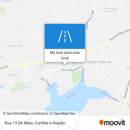 Rua 13 De Maio mapa