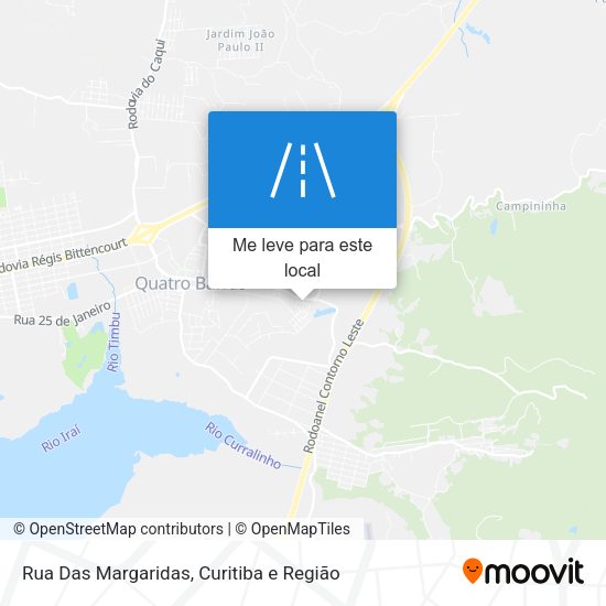 Rua Das Margaridas mapa