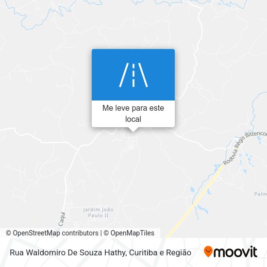 Rua Waldomiro De Souza Hathy mapa