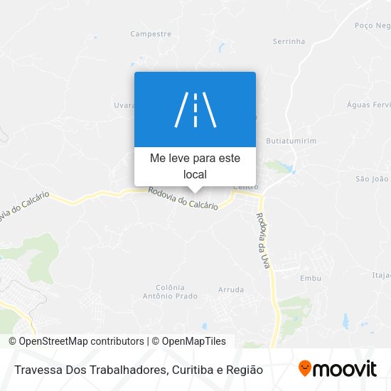 Travessa Dos Trabalhadores mapa