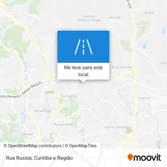 Rua Russia mapa