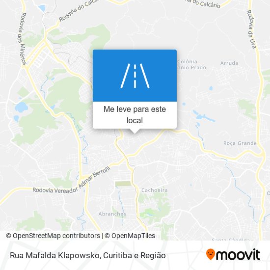 Rua Mafalda Klapowsko mapa