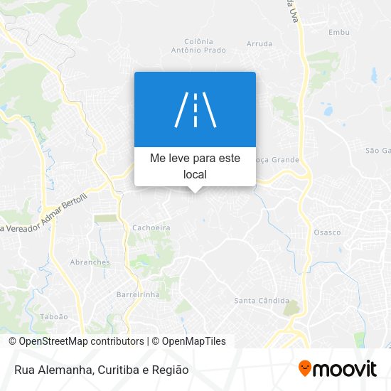 Rua Alemanha mapa