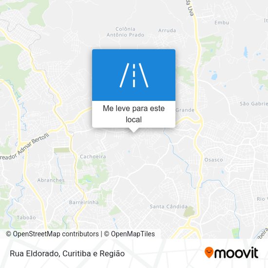 Rua Eldorado mapa