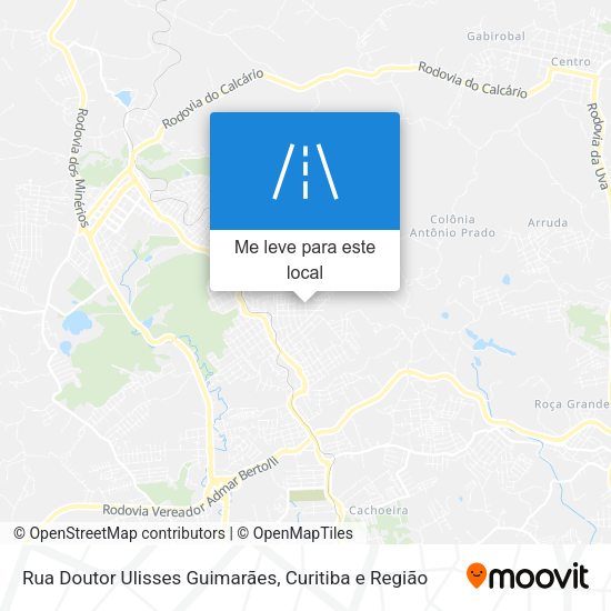Rua Doutor Ulisses Guimarães mapa