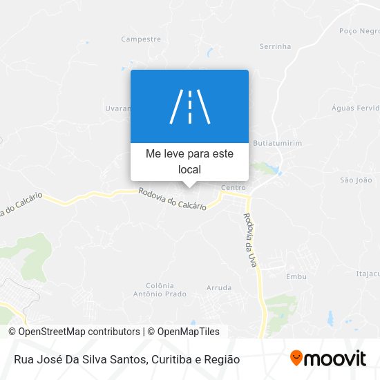 Rua José Da Silva Santos mapa