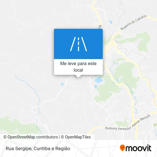 Rua Sergipe mapa
