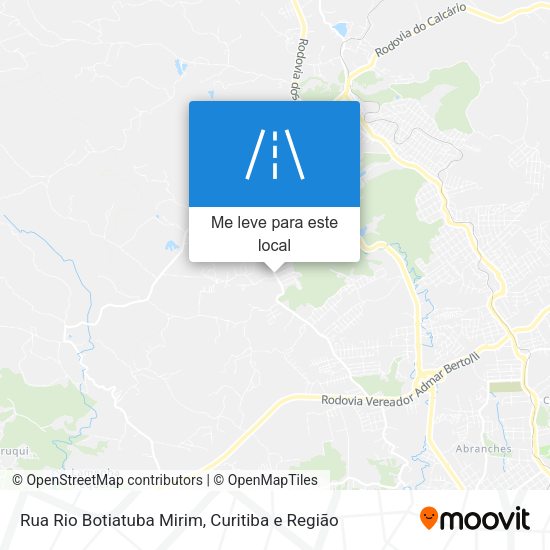 Rua Rio Botiatuba Mirim mapa