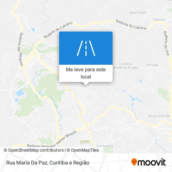 Rua Maria Da Paz mapa