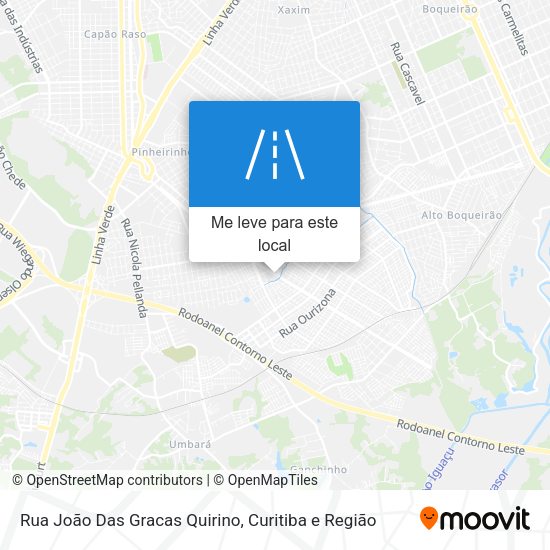 Rua João Das Gracas Quirino mapa