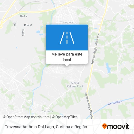 Travessa Antônio Dal Lago mapa