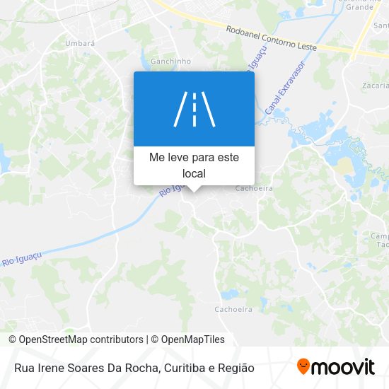 Rua Irene Soares Da Rocha mapa
