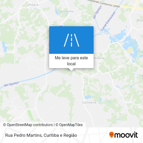 Rua Pedro Martins mapa
