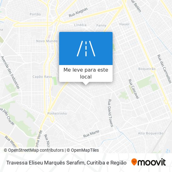 Travessa Eliseu Marquês Serafim mapa