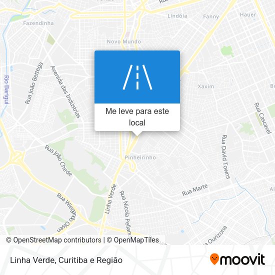 Linha Verde mapa