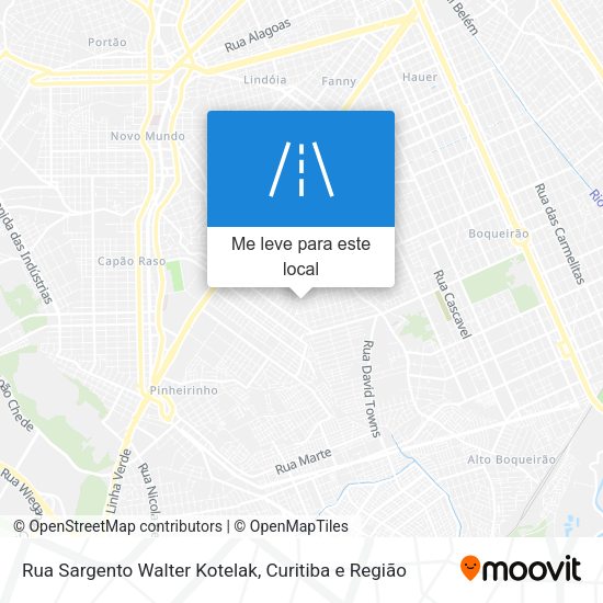 Rua Sargento Walter Kotelak mapa