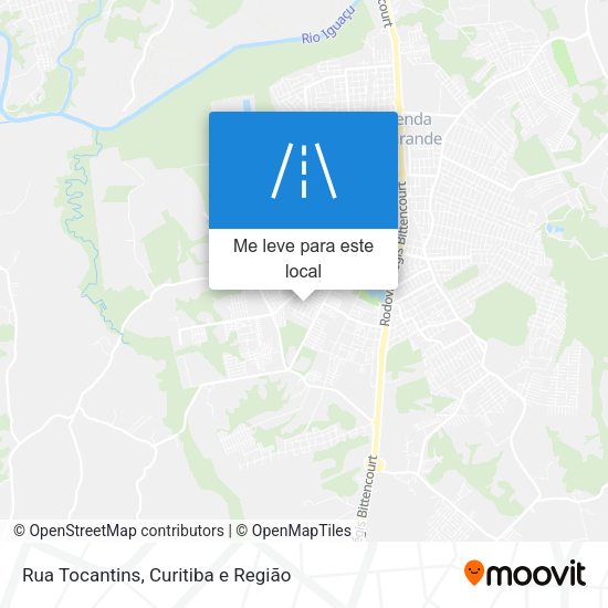 Rua Tocantins mapa