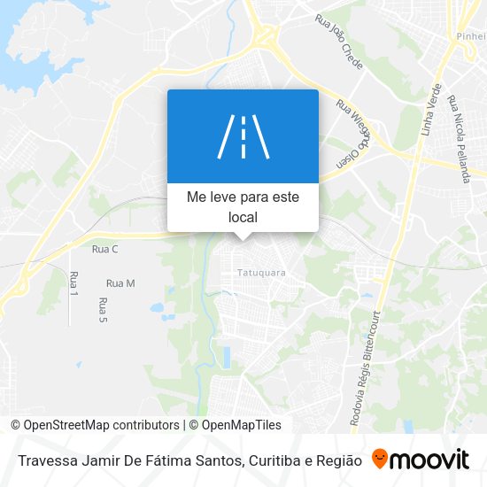 Travessa Jamir De Fátima Santos mapa