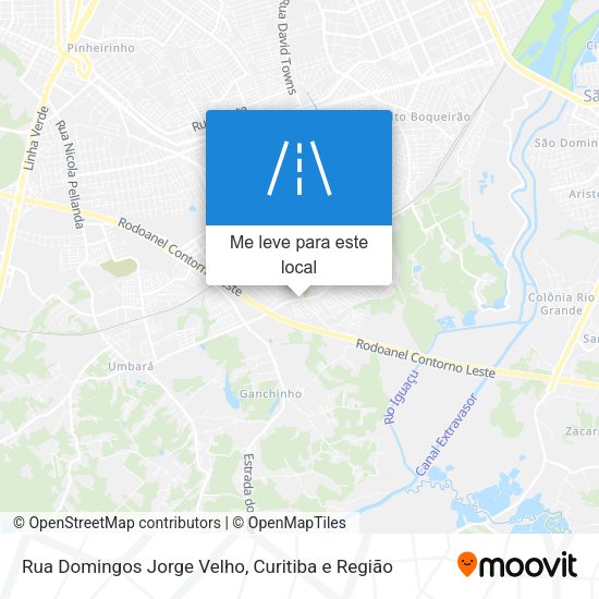 Rua Domingos Jorge Velho mapa