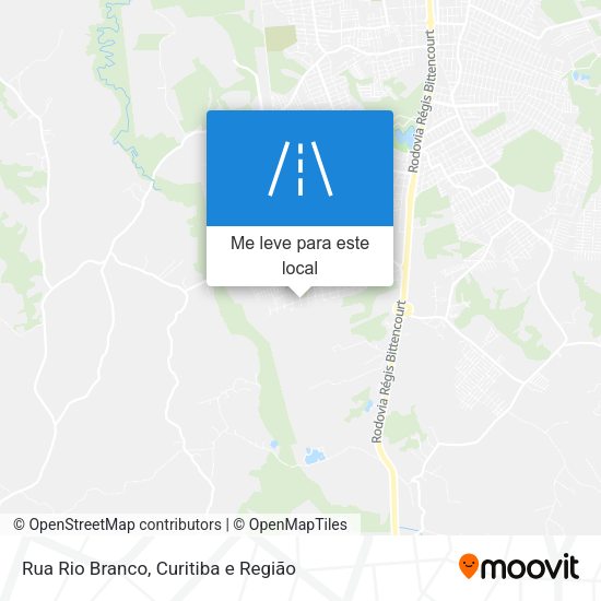Rua Rio Branco mapa
