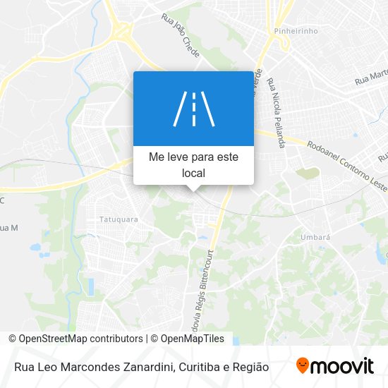 Rua Leo Marcondes Zanardini mapa