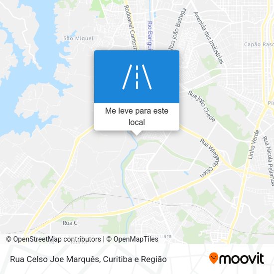 Rua Celso Joe Marquês mapa
