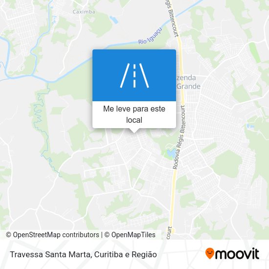 Travessa Santa Marta mapa