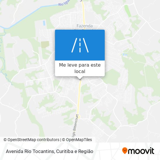 Avenida Rio Tocantins mapa