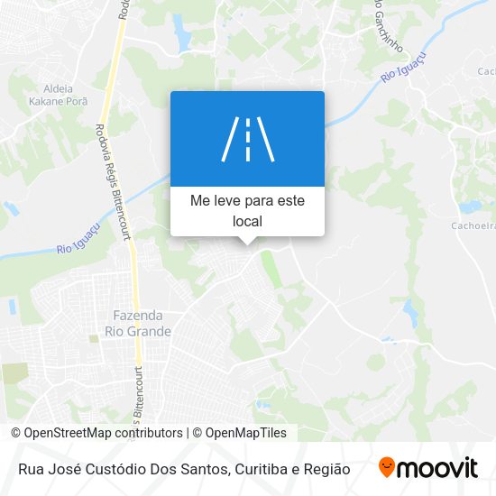 Rua José Custódio Dos Santos mapa
