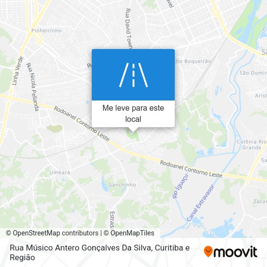 Rua Músico Antero Gonçalves Da Silva mapa