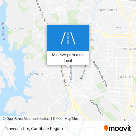 Travessa Um mapa