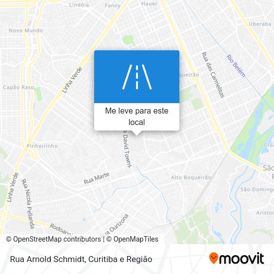 Rua Arnold Schmidt mapa