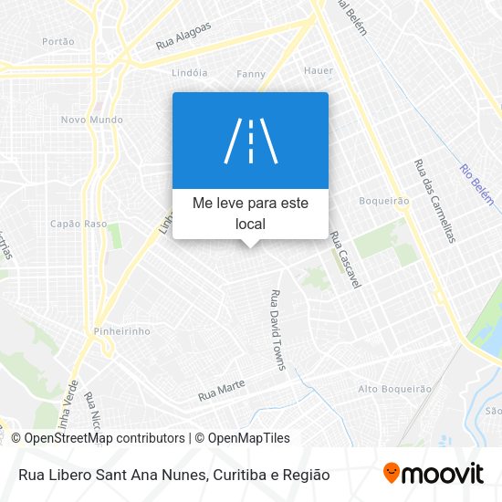 Rua Libero Sant Ana Nunes mapa