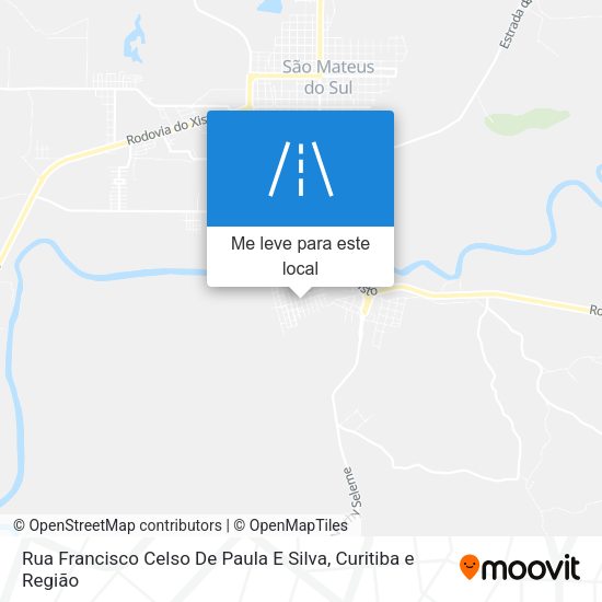 Rua Francisco Celso De Paula E Silva mapa