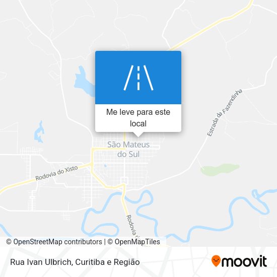 Rua Ivan Ulbrich mapa