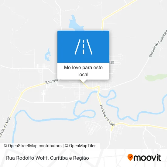 Rua Rodolfo Wolff mapa