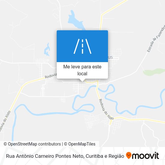 Rua Antônio Carneiro Pontes Neto mapa