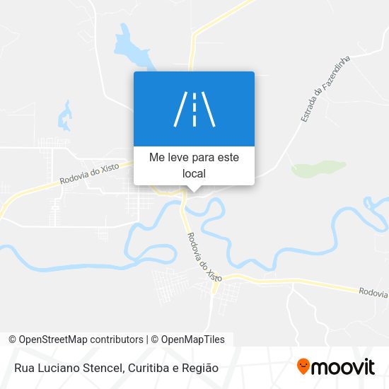 Rua Luciano Stencel mapa