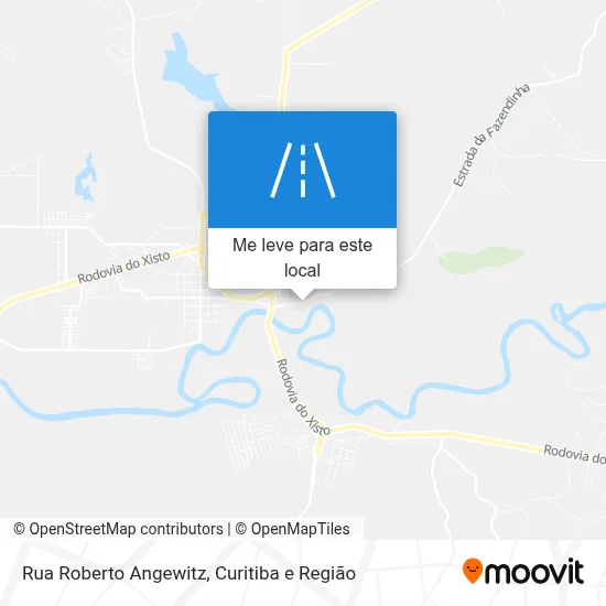 Rua Roberto Angewitz mapa