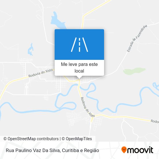 Rua Paulino Vaz Da Silva mapa