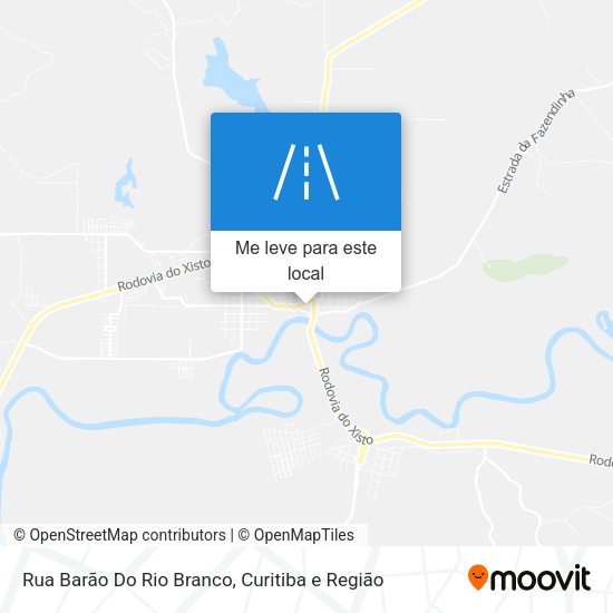 Rua Barão Do Rio Branco mapa